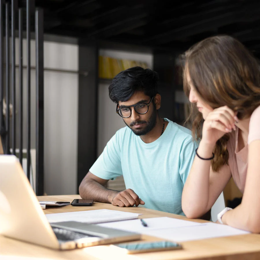 Illustration of proctored assessment features